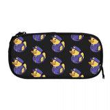 Policeman Rubber Duckie Pen Box Student School Anime Zipper Pen Bag