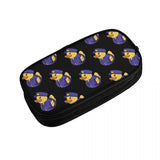 Policeman Rubber Duckie Pen Box Student School Anime Zipper Pen Bag