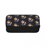 Policeman Rubber Duckie Pen Box Student School Anime Zipper Pen Bag