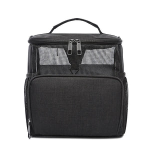 Striped Ladies Casual Cosmetic Bag
