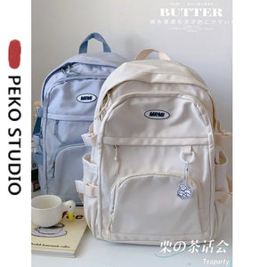 Polyester Large Capacity Waterproof Travelling Bag Casual Teenagers Schoolbag