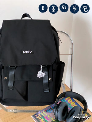 Polyester Waterproof Bag Large Capacity Travelling Bag Casual Schoolbag