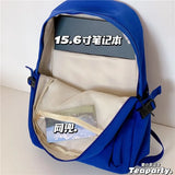 Polyester Waterproof Bag Large Capacity Student Schoolbag