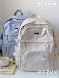 Polyester Large Capacity Waterproof Travelling Bag Casual Teenagers Schoolbag
