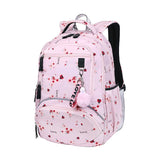 Polyester Women Backpack Waterproof Multi-pocket Large Capacity School Bag