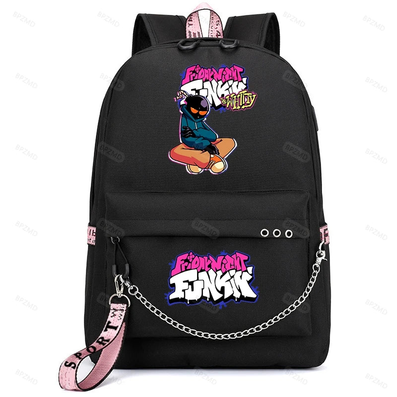 Polyester Casual Backpack for Students School Laptop College Travel