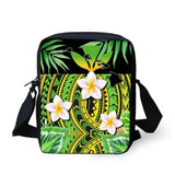 Polynesian Tattoo Basketball Messenger Bag Small Shoulder Crossbody