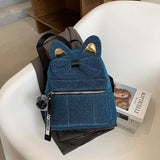 Pom Pom & Bow Decor Novelty Bag Girl Handbag Backbag