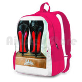 Pop Art Red Bottom Heels Outdoor Hiking Backpack