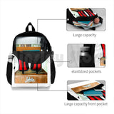 Pop Art Red Bottom Heels Outdoor Hiking Backpack