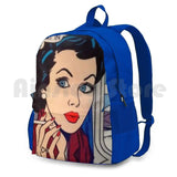 Pop Art Hiking Backpack Outdoor Sports Bag