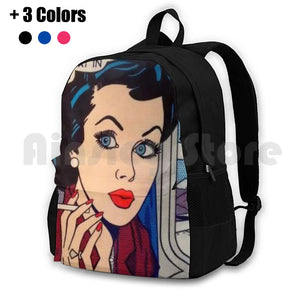 Pop Art Hiking Backpack Outdoor Sports Bag