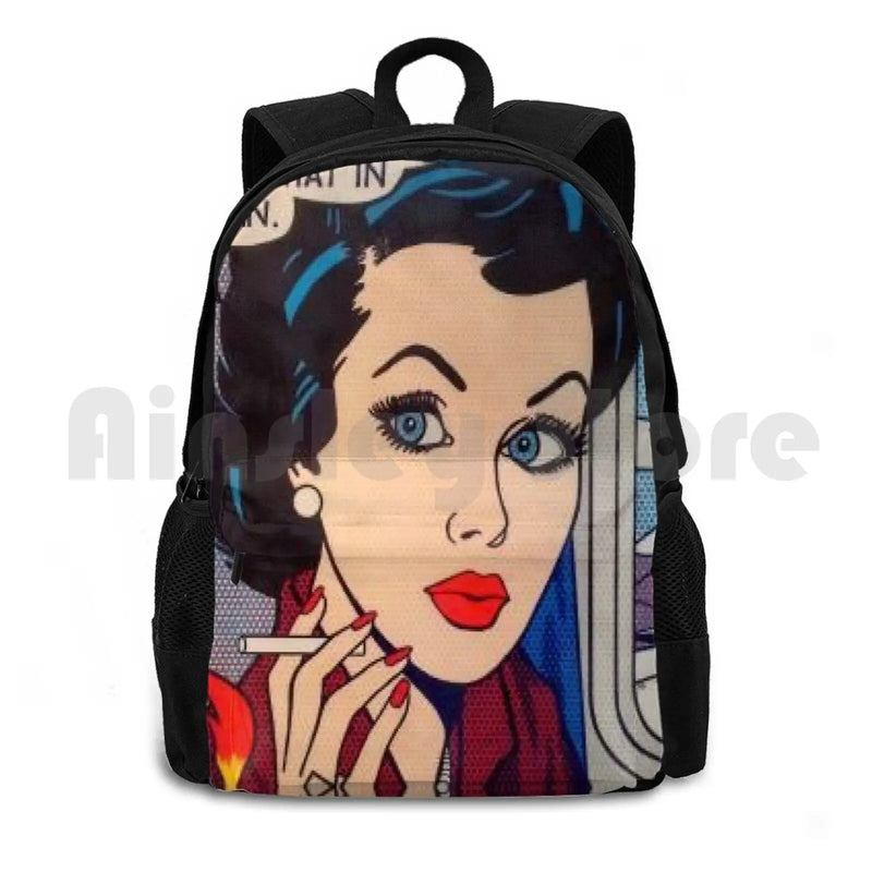 Pop Art Hiking Backpack Outdoor Sports Bag