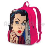 Pop Art Hiking Backpack Outdoor Sports Bag