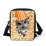 Popcorn Animal Printing Cross-body Bag for Girls