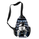 DUGG Crossbody Chest Bags Waterproof Sports Travel Bags 3D Print Shoulder Bags