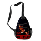 DUGG Crossbody Chest Bags Waterproof Sports Travel Bags 3D Print Shoulder Bags