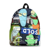 Anime Solar Student Bookbag Notebook Backpacks 3D Print