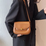 PU Leather Women Shoulder Bag Texture Messenger Handbag