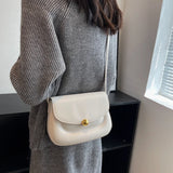 PU Leather Women Shoulder Bag Texture Messenger Handbag