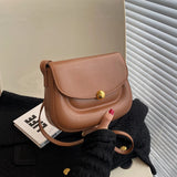 PU Leather Women Shoulder Bag Texture Messenger Handbag