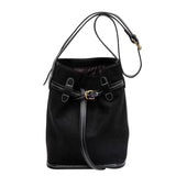 Autumn Winter Bucket Bag Shoulder Bags Women Western Style Crossbody Bags