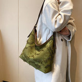 Autumn Winter Canvas Shoulder Bags Women High Capacity Tote Bag