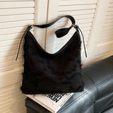 Autumn Winter Canvas Shoulder Bags Women High Capacity Tote Bag