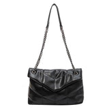 Autumn/Winter Large Capacity Shoulder Bag Crossbody Bag Female Chains PU