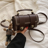 Autumn Winter Shoulder Messenger Handbag Women Small Square Bags All-match