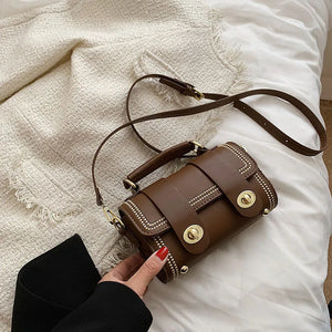 Autumn Winter Shoulder Messenger Handbag Women Small Square Bags All-match