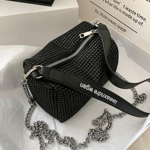 Bright Diamond Small Bag Chain Messenger Underarm Bag