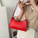 Crocodile Pattern Women's Bag PU Leather Shoulder Bags Texture Zipper Handbags