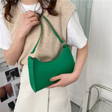 Crocodile Pattern Women's Bag PU Leather Shoulder Bags Texture Zipper Handbags