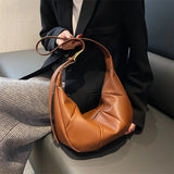 Winter Large Capacity PU Leather Crossbody Bag for Women