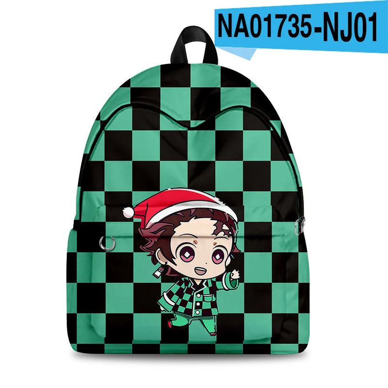 Demon Slayer 3D Print Student Backpack - Waterproof Casual Travel Bag