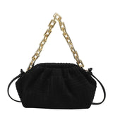 Plaid Shoulder Bag Cloud Cloth Autumn Winter Women Messenger Bag