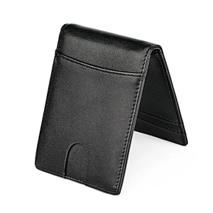 Carbon Fiber Men's Wallet RFID Minimalist Ultra-thin Short Wallet