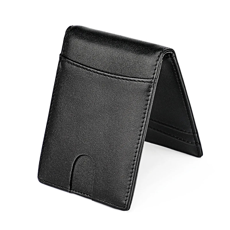 Carbon Fiber Men's Wallet RFID Minimalist Ultra-thin Short Wallet