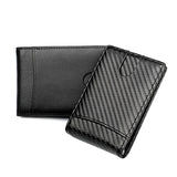 Carbon Fiber Men's Wallet RFID Minimalist Ultra-thin Short Wallet