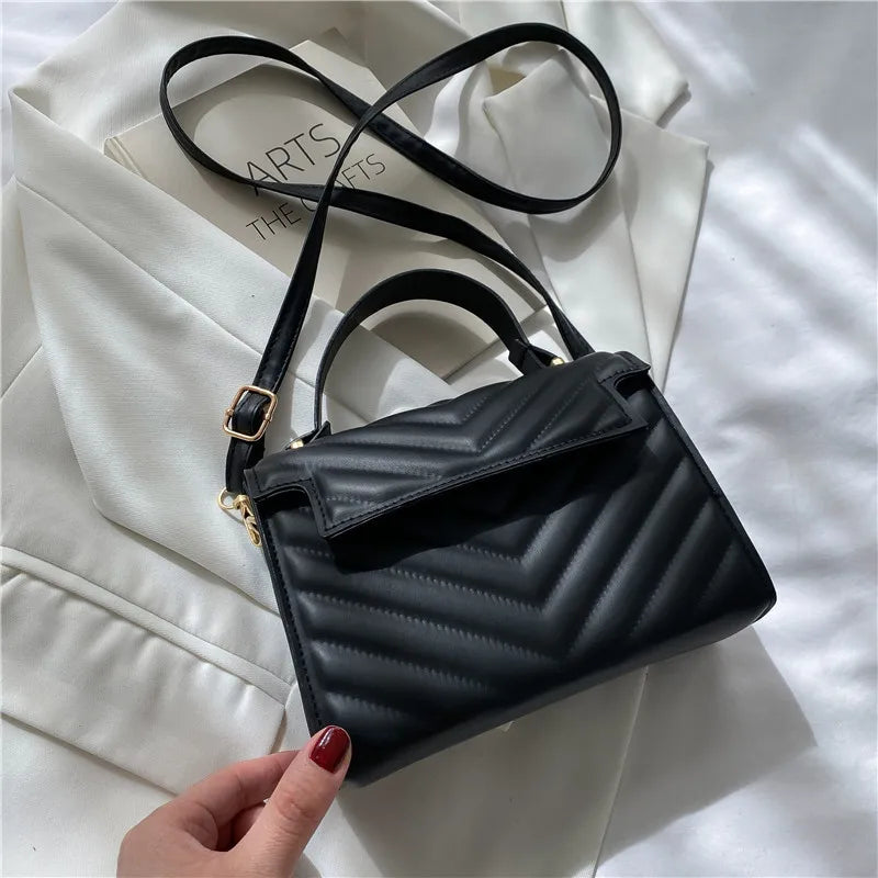 Embossed Small Bag Spring Casual Shoulder Messenger Bag Women's Handbag