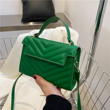 Embossed Small Bag Spring Casual Shoulder Messenger Bag Women's Handbag