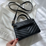 Embossed Small Bag Spring Casual Shoulder Messenger Bag Women's Handbag