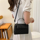 Embossed Small Bag Spring Casual Shoulder Messenger Bag Women's Handbag