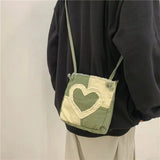 Vintage Canvas Casual Messenger Bag Large Capacity Tote Bag