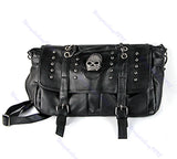 Personalised Punk Skull Shoulder Bag