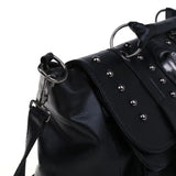 Personalised Punk Skull Shoulder Bag Handbag