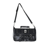 Personalised Punk Skull Shoulder Bag Handbag