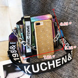 Holiday PU Messenger Crossbody Women Letter Shoulder Bag