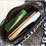 Holiday PU Messenger Crossbody Women Letter Shoulder Bag